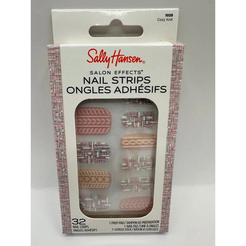 Sally Hansen Salon Effects Nail‎ Polish Strips Variety Bundle 5 Sets 32 Strips